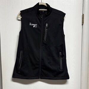 Men's Black Windproof Lightweight Tech Vest